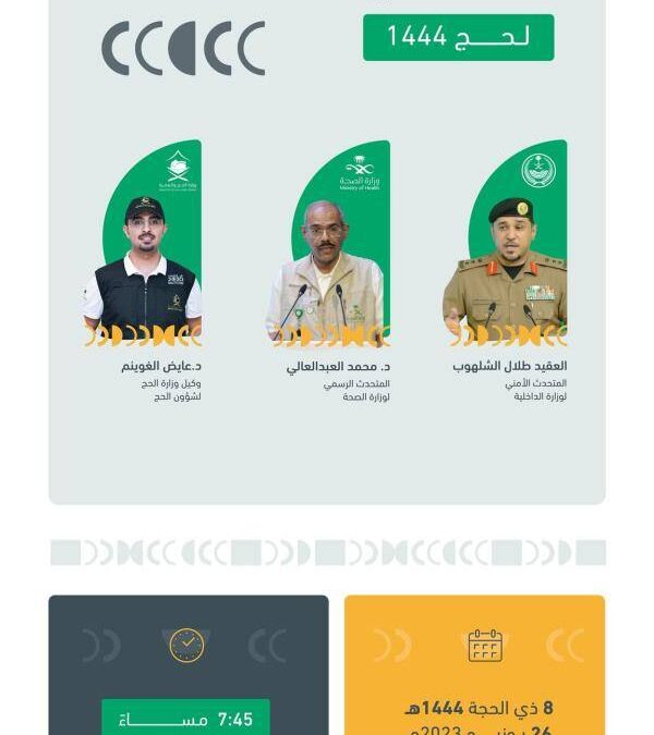 “الداخلية”: مؤتمر صحفي يومي للحج في “8-9-10” من ذي الحجة | عاجل