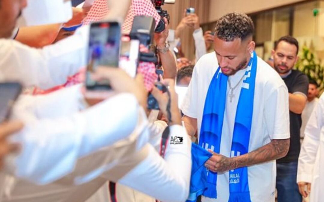 احتفال اسطوري للنجم العالمي نيمار في الرياض