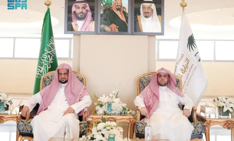 بحضور النائب العام .. النيابة العامة تحتفل باليوم الوطني الـ 93