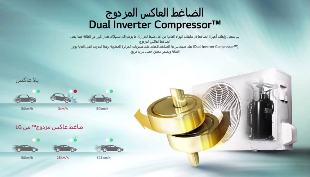 خصومات حصرية على مكيفات الهواء من إل جي احتفاء باليوم الوطني