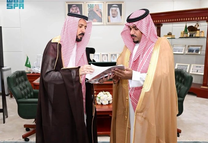 نائب أمير منطقة نجران يبحث مع مدير مكافحة المخدرات أعمال الإدارة بالمنطقة