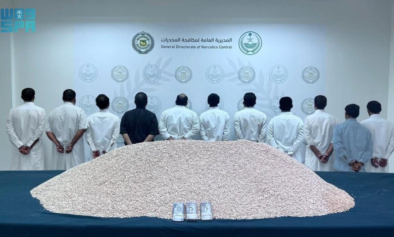 مكافحة المخدرات .. تضبط قرابة 4 ملايين قرص مخدر بمنطقة الرياض
