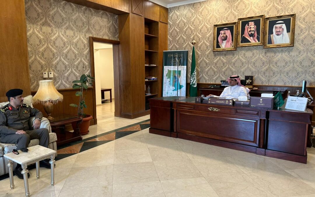 محافظ بيشة يستقبل مدير شرطة المحافظة المُكلّف العقيد خالد الشهراني