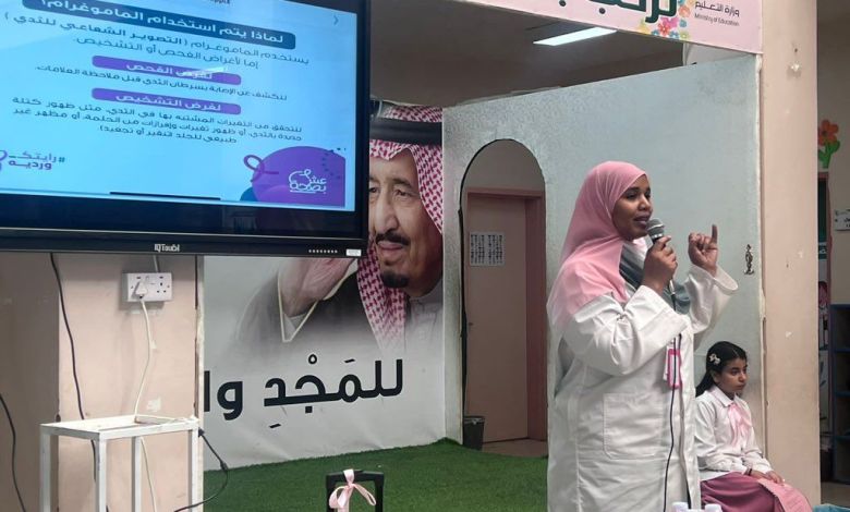 30752 سيدة منتفعة من حملة الكشف المبكر عن سرطان الثدي بمنطقة الجوف