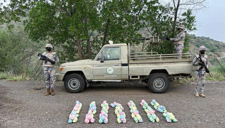 الحرس الحدود تحبط تهريب 115 كغم من نبات القات المخدر بمنطقة جازان