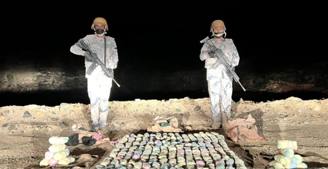 إحباط عملية تهريب 120 كغم من نبات القات المخدر بمنطقة عسير