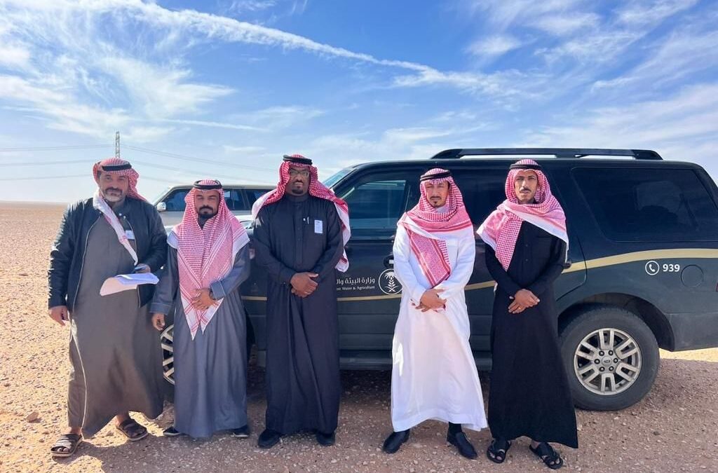 مدير مكتب البيئة بطريف يستقبل مدير إدارة الأراضي والمساحة بالحدود الشمالية