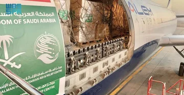 الطائرة الإغاثية الـ 24 تصل مطار العريش تمهيدًا لدخولها غزة