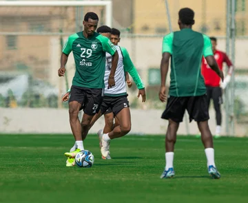 الأخضر يواصل استعداداته لمواجهة منتخب باكستان