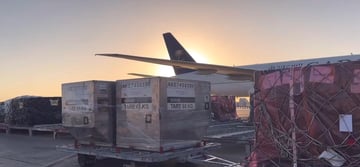 أولى الرحلات الإغاثية السعودية لغزة تستعد للإقلاع