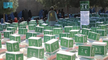 3600 مستفيد من معونات مركز الملك للإغاثة في ولاية هرات الأفغانستانية