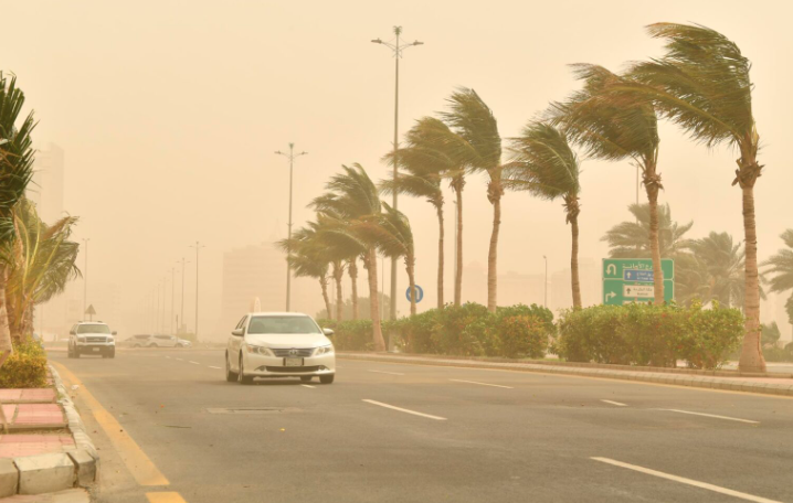 ريح الصبا وثوران الغبار مُستمرَّان على غرب المملكة