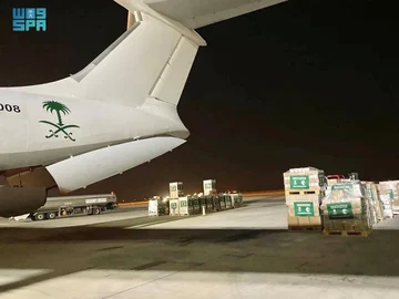 الطائرة السعودية الـ 33 لإغاثة غزة تنطلق إلى مطار العريش المصري