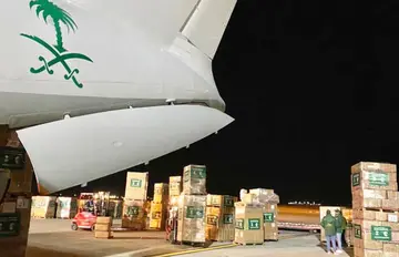 الطائرة الإغاثية الـ 31 تغادر المملكة إلى العريش المصري لإغاثة غزة الشقيقة