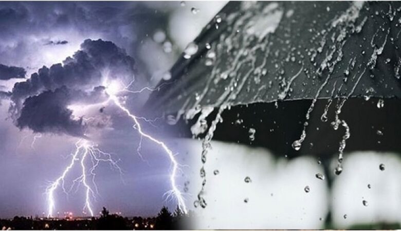 أمطار رعدية مصحوبة رياح نشطة وسيول على أجزاء واسعة من المملكة