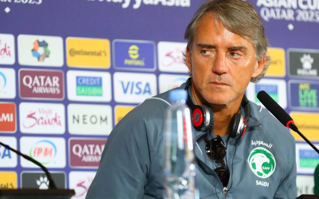 مانشيني: جاهزون غدًا لملاقاة منتخب عمان