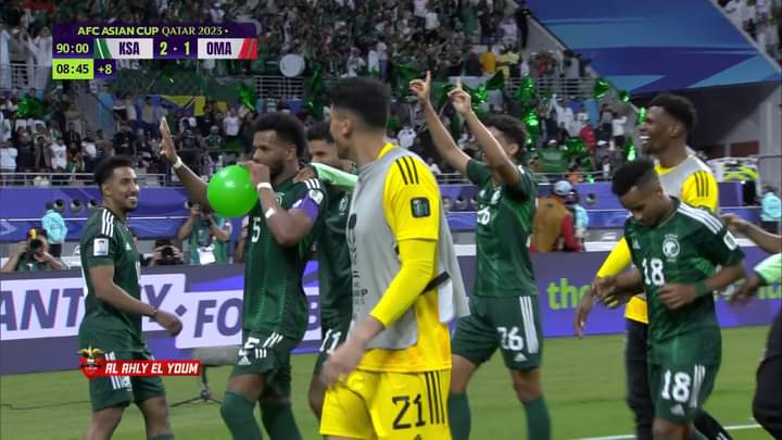 كأس آسيا .. الأخضر يعود في النتيحة ليستأصل الثلاث نقاط أمام عمان