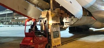 الطائرة السعودية الـ35 لإغاثة أهالي غزة تتحرك إلى مطار العريش المصري