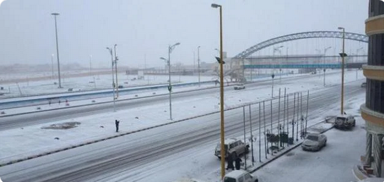 بـ 4° .. القريات تسجّل أدنى درجة حرارة بالمملكة