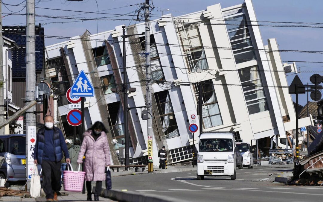 ارتفاع عدد ضجايا زلازل اليابان إلى 62 ضحية