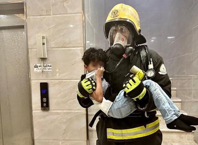 بدون إصابات .. مدني المدينة يُخمِد حريقًا في منزل بحي شوران