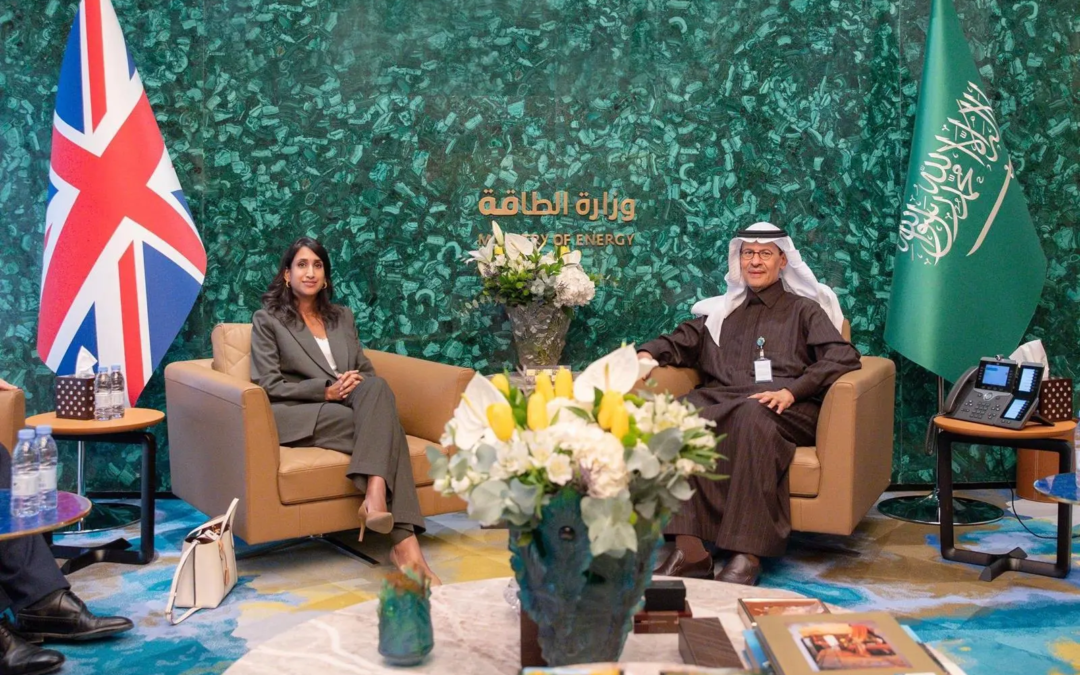 وزير الطاقة ونظيرته البريطانية يبحثان آفاق التعاون الثنائي والفرص المستقبلية