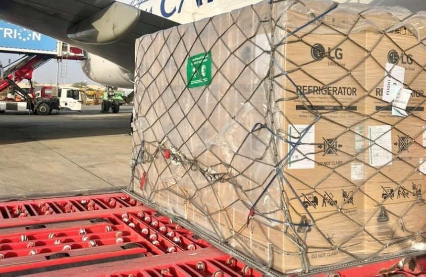 الطائرة الإغاثية السعودية الثامنة تتحرك نحو بولندا لإغاثة أوكرانيا