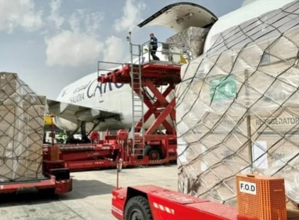 الطائرة الإغاثية السعودية الـ 6 تتجه إلى أوكرانيا