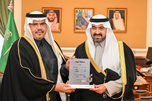 أميز تبوك يطّلع على التقرير السنوي لبنك التنمية الاجتماعية بالمنطقة