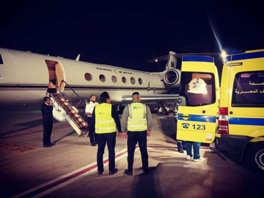 “الإخلاء الطبي” يطير بمواطنَيْن من القاهرة لاستكمال علاجهما في السعودية