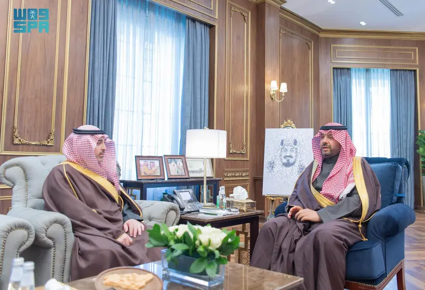 أمير الحدود الشمالية يستقبل أمين المنطقة المكلف حديثاً