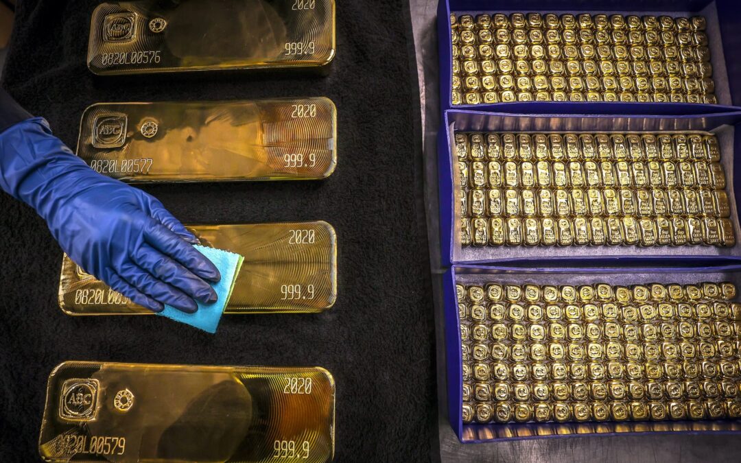 هدوء التوترات في الشرق الأوسط .. تخفِّض أسعار الذهب 1.52%