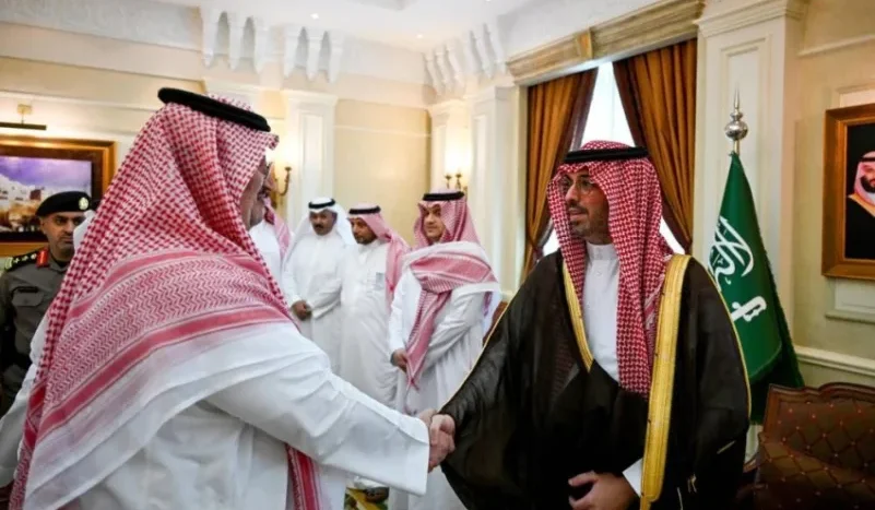 محافظ جدة يستقبل منسوبي محافظة جدة المهنئين بعيد الفطر