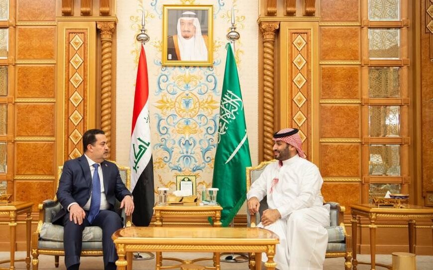 ولي العهد ورئيس مجلس وزراء العراق يبحثان سبل تعزيز العلاقات الثنائية