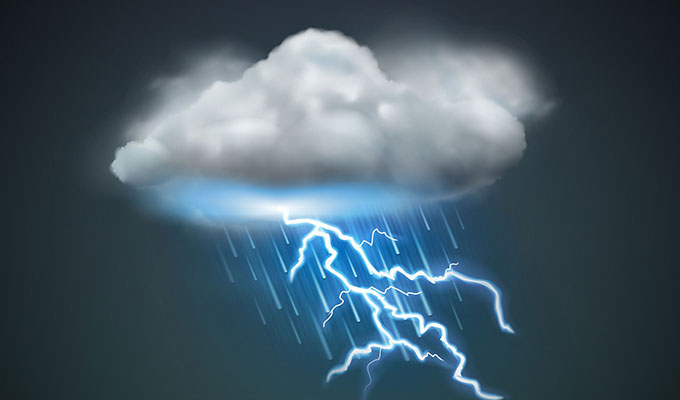 أمطار الرعدية على معظم مناطق المملكة من الأحد حتى الأربعاء
