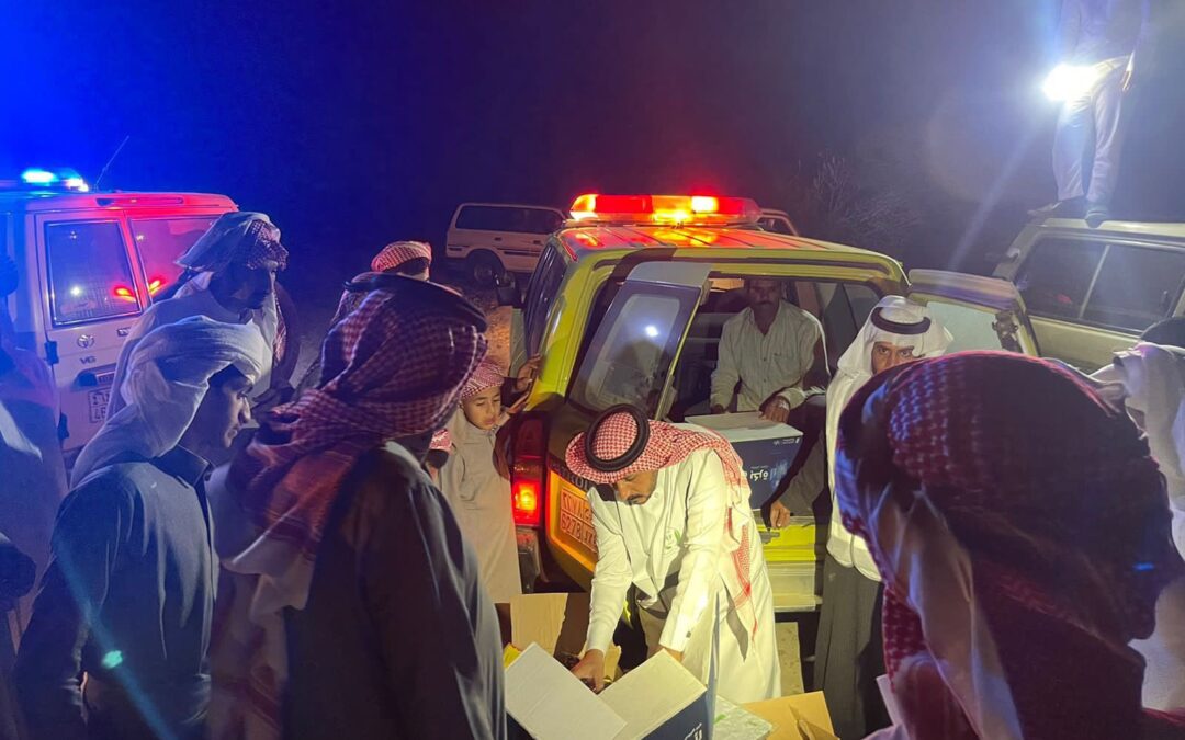 جمعية التنمية الأهلية بالقوباء تقدم دعم إغاثة للمحتجزين إثر الحالة المطرية