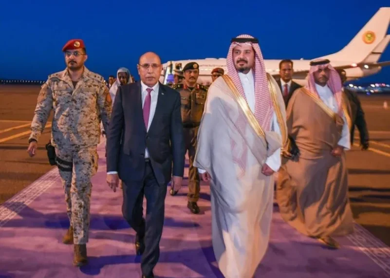 الرئيس الموريتاني يصل إلى المدينة المنورة لزيارة المسجد النبوي