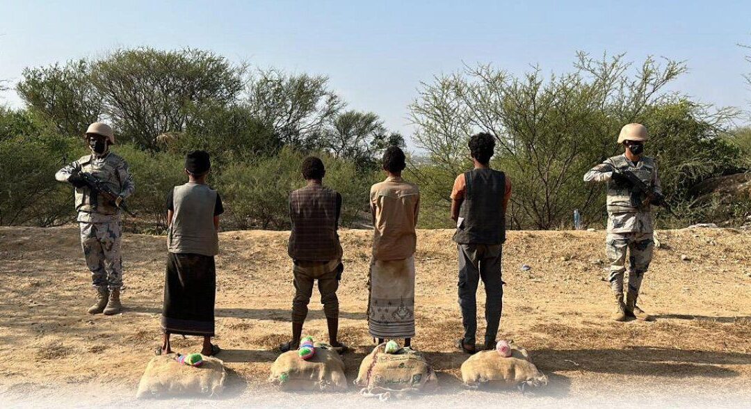 عسير .. ضبط 4 مخالفين لتهريبهم 80 كجم قات بالربوعة