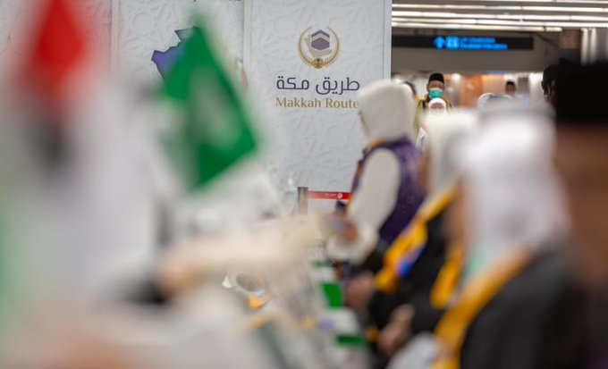 في وقت قياسي من مطار دكا.. “طريق مكة” تواصل إجراءات مغادرة حجاج بنجلاديش للمملكة