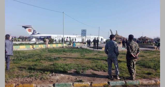 هبوط اضطراري لطائرة إيرانية في مطار أردبيل