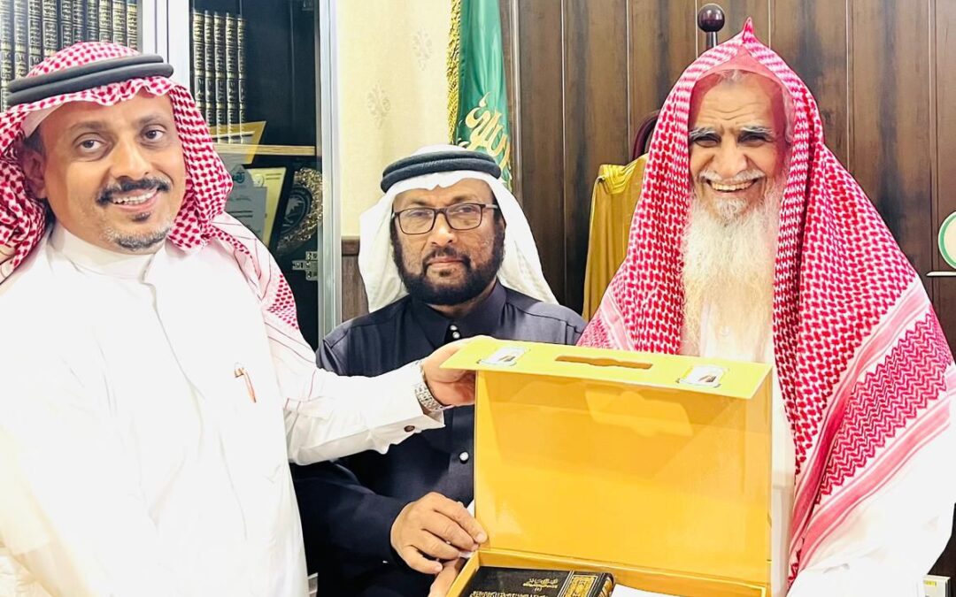 مفوض الإفتاء بجازان يكرم الصحفي إبراهيم النعمي بحضور مدير فرع البحوث العلمية والإفتاء بجازان