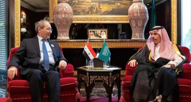 وزير الخارجية يبحث مع نظيريه السوداني والسوري سبل تعزيز التعاون المشترك