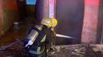 “مدني الرياض” إخماد حريق في مبنى سكني بحي العمل