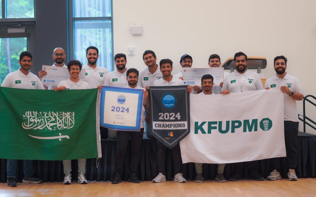 طلاب “جامعة الملك فهد للبترول والمعادن” يفوزون بالمركز الأول بالمسابقة الدولية للطائرات بدون طيّار