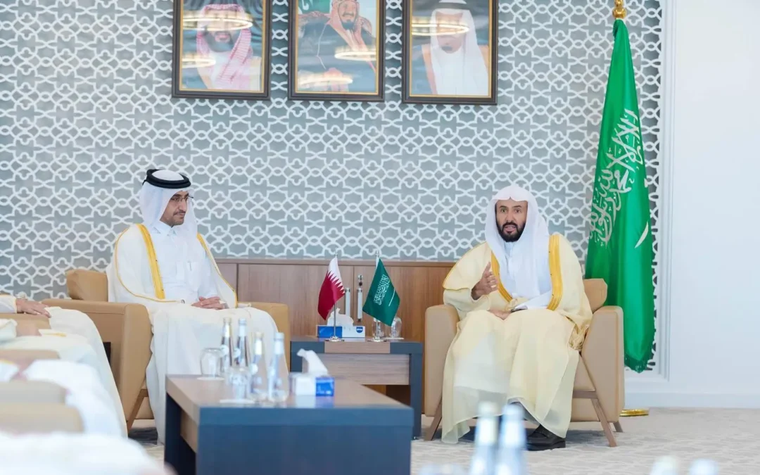 وزير العدل ونظيره القطري يبحثـان سبل تعزيز التعاون المشترك