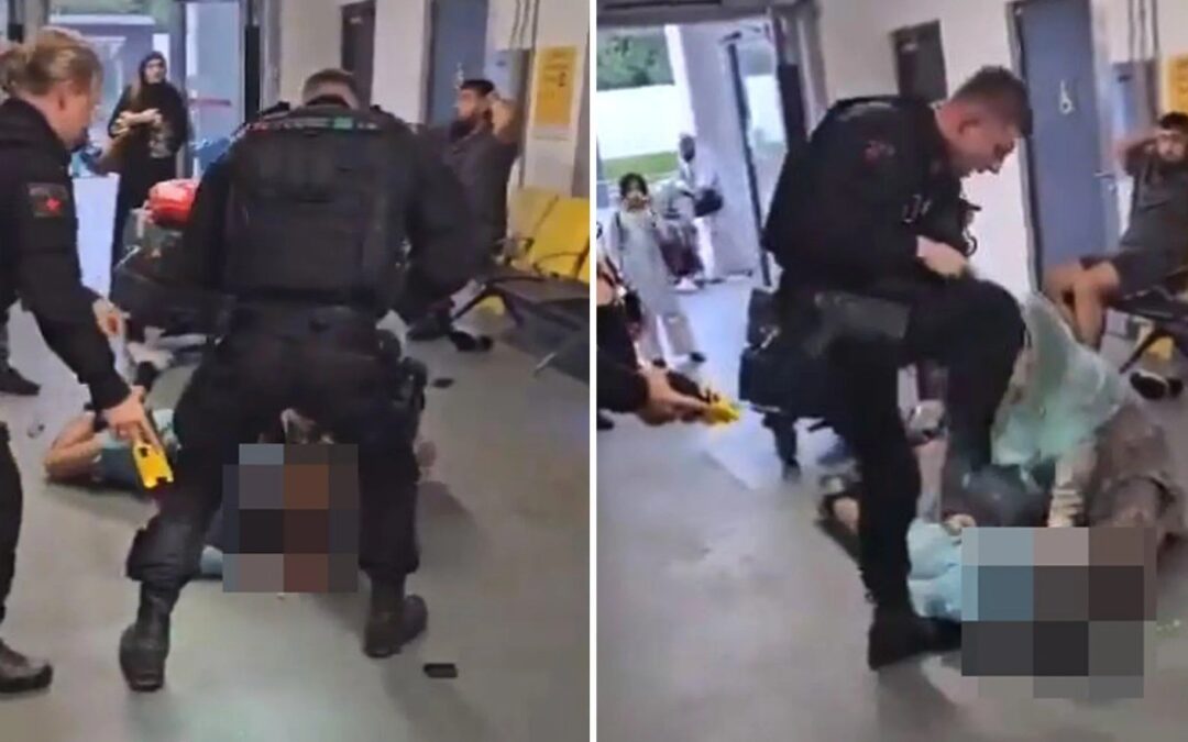 شاهد.. محاولة اعتقال «عنيفة» تثير الجدل في بريطانيا