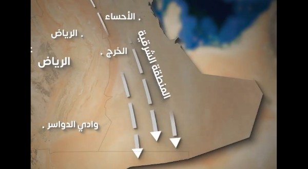 “رياح الشمال” تداهم الشرقية وأجزاء من الرياض بداية من الغد