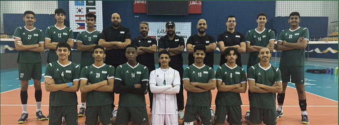 أخضر الطائرة تحت 18 عاماً يواصل تجهيزاته قبل خوض الآسيوية