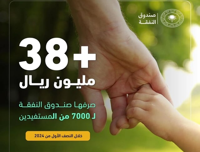 38 مليون .. صرفها صندوق النفقة للمستفيدين في النصف الأول لعام 2024