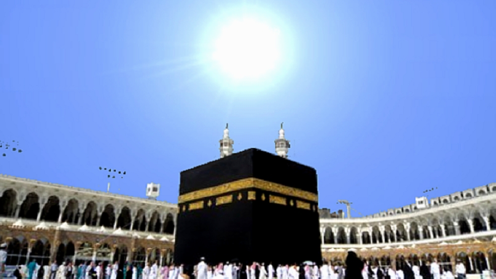 الشمس تتعامد على الكعبة المشرّفة غداً الإثنين